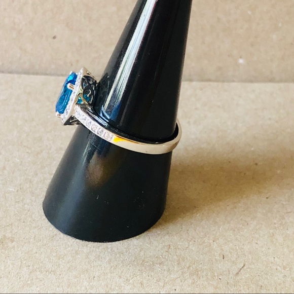 Summer Blue CZ Ring - Picture 3 of 7